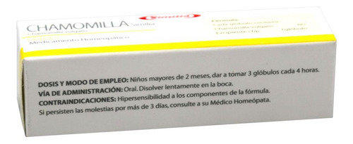 Chamomilla Similia Caja Con 175 Glóbulos