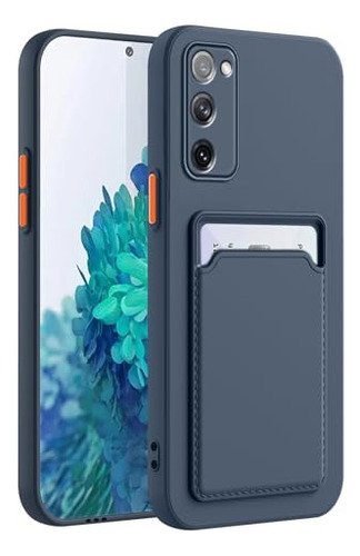 Funda Para Galaxy S20 Fe Azul Oscuro Acabado Suave -2
