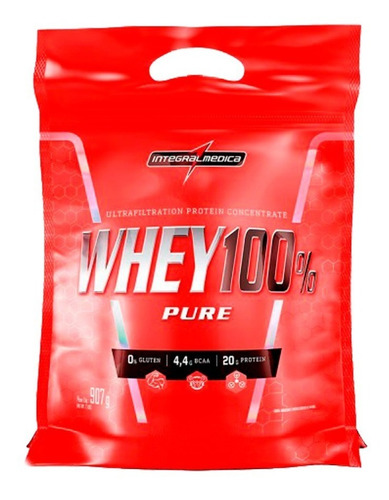 Imagem 2 de 5 de Whey 100% 907gr Integralmedica + Bcaa + Creatina Profit
