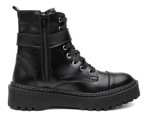 Bota Coturno Flatform Feminino Tratorada Leve Macia Conforto | Mercado Livre