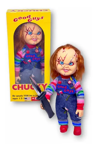 Figura Chucky El Muñeco Diabolico 38cm con voz