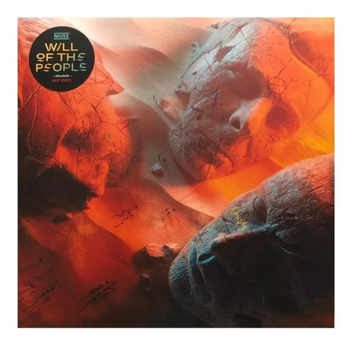 Muse Will Of The People Lp Vinyl / Rojo