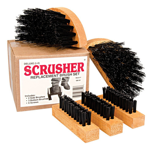 Scrusher Deluxe Boot Cleaner Sb5u Juego De Cepillos De Repue