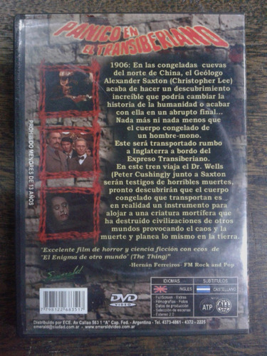 Imagen 2 de 4 de Panico En El Transiberiano * Dvd Original *