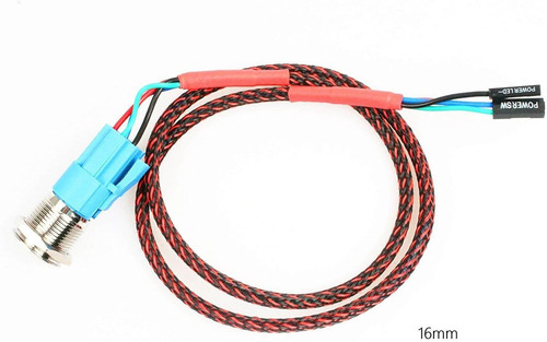 Imagen 6 de 7 de Noyito Interruptor De Chasis De 16 Mm 19 Mm Interruptor De B