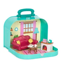 Comprar Lil Woodzeez 6599 Set Maletin Sala De Estar Con Accesorios