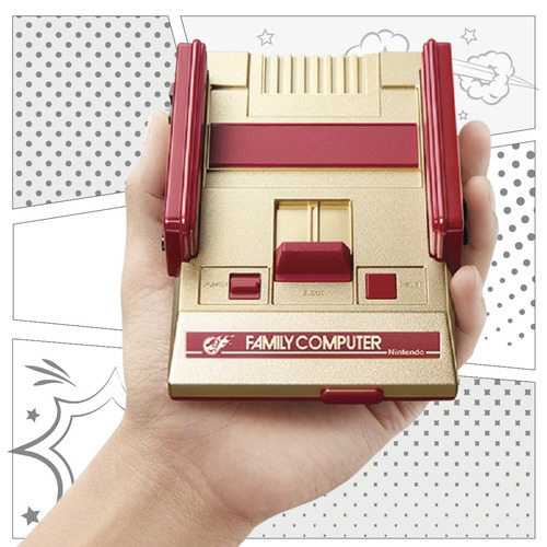 Nintendo Famicom Gold Edition Shonen Jump 50th Aniversary