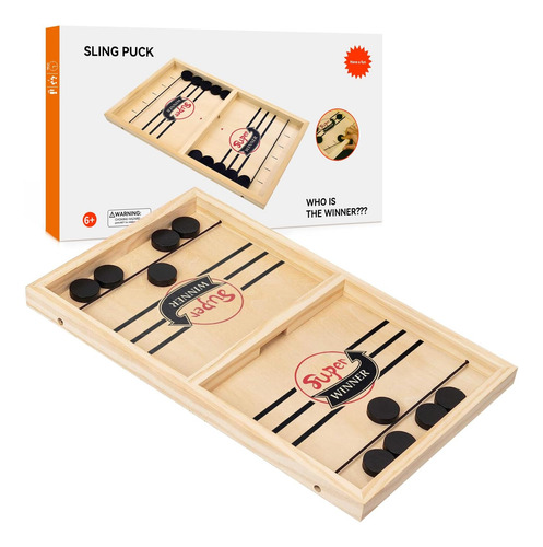 Juego Bakam Super Fast Sling Puck, Portatil De Hockey De ...