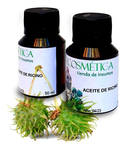 Aceite Vegetal De Ricino Puro X 50 Ml Ecosmetica