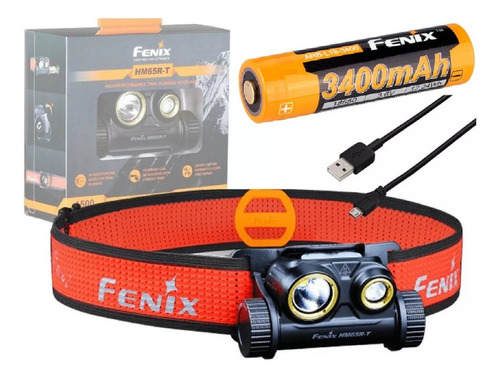 Linterna Minera Fenix Hm65r-t 1500 Lumens 170mts Trekking