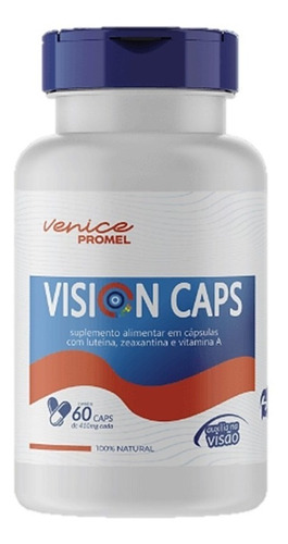 Vision Caps 410mg Luteína + Zeaxantina + Vitamina A 60 Cáps