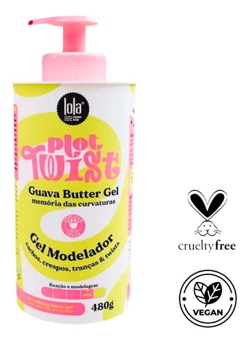 Gel Modelador Lola Plot Twist Guava Butter Gel 480g