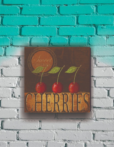 Cuadros Decorativos Para Comedor O Cocina 23x23 4pz Frutas