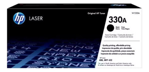 Toner Hp 330a  W1330a Negro Original Impresora Mfp 432 