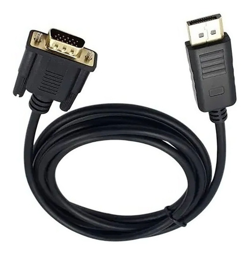 Cabo Adaptador Displayport Macho Para Vga Macho Novo