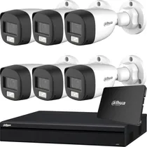 Comprar Kit Seguridad Dahua Dvr 6 Cámaras 5mp Full Color Audio Disco