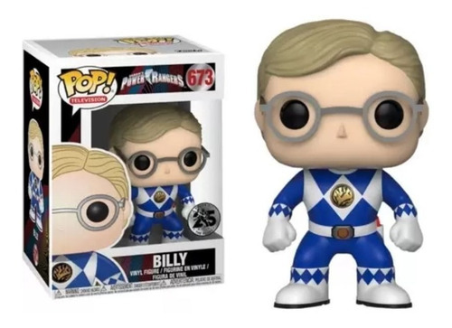 Figura coleccionable Billy 673 de los Power Rangers de Funko Pop