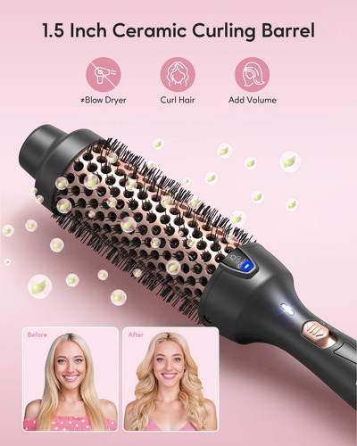 Cepillo Térmico Wavytalk Pro Para Un Aspecto Reventado De 4