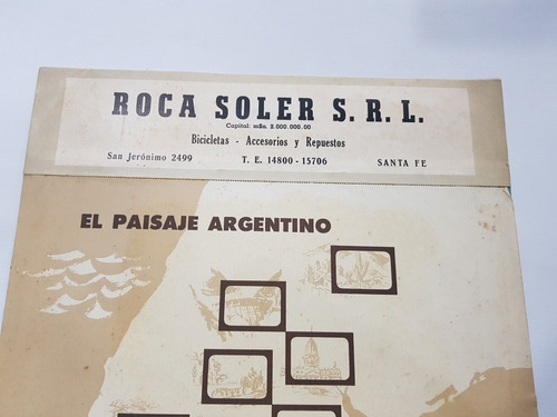 Imagen 3 de 8 de Antiguo Almanaque Agar Cross 1959 Roca Soler Arg Mag 58616