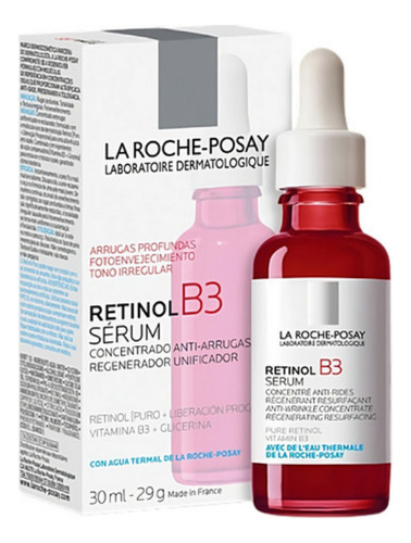 La Roche Posay Retinol B3 Serum Ampolla Hyalu B5 Tipo De Piel Sensible