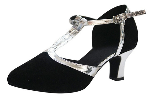 Mujer Sandalias Zapatos Ballroom Tango Baile Latino Lentejue