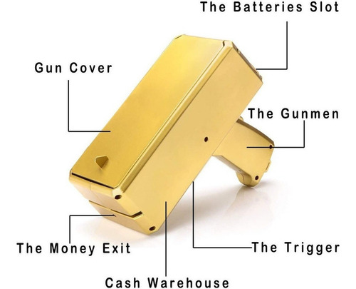 Bake Make It Rain Money Gun Game Spit Banknotes Efectivo B