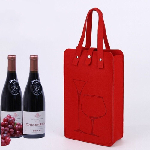 Bolsa De Fieltro Para Vino Tinto, Bolsa De Almacenamiento Po