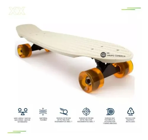 Patineta Skate Penny Long Yamba Llantas En Goma 100 Kilos