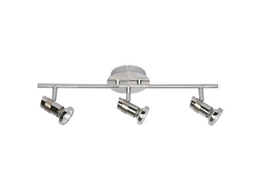 Lámpara de pared o Techo Candil Party 3 Luces color platil 220V - GU10 Apto Led