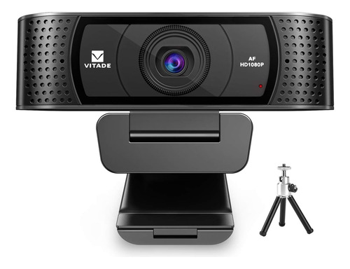 Cámara Web 1080p Usb Con Micrófono Y Cubierta