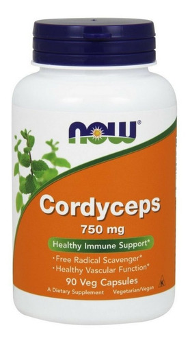 Now Cordyceps 750 Mg,90 Veg Capsules