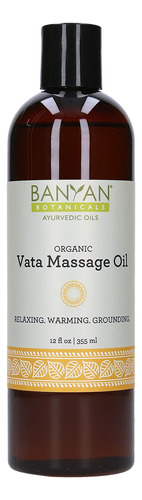 Banyan Botanicals Vata Massage Oil - Organico Certificado, 1