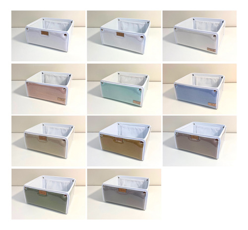 Caja Organizadora Nylon Cristal - Chica - 25x22x11cm