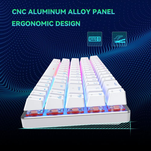 Ciy X79 Teclado Mecánico Para Juegos Bluetooth, Rgb, Diseño