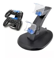 Comprar Soporte Doble Cargador Para Mando Y Palanca Dualshock De Ps4