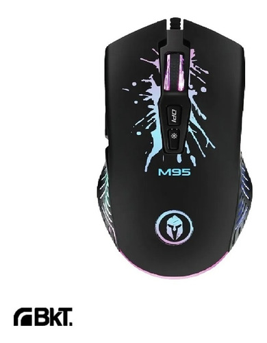 Mouse Gamer Usb Bkt M95 7200 Dpi Rgb