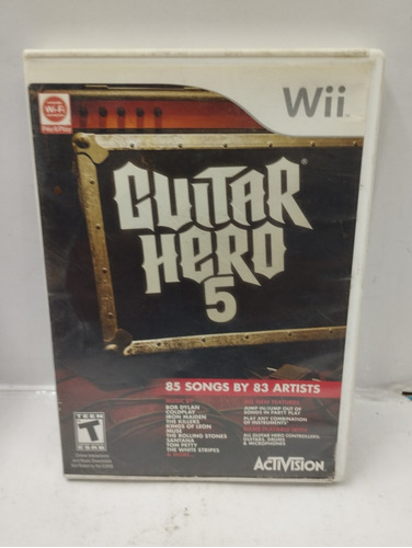 Guitar Hero 5 De Nintendo Wii Original 