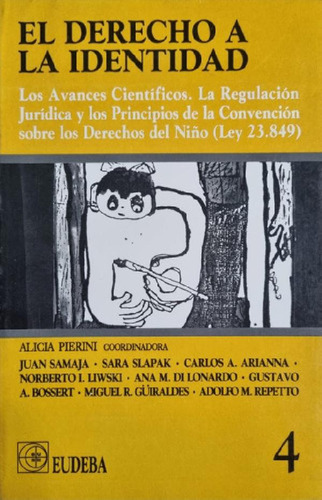 Libro - El Derecho A La Idenidad Alicia Pierini