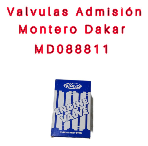 Valvula Admision Mitsubishi Montero Dakar 3.0 6g72