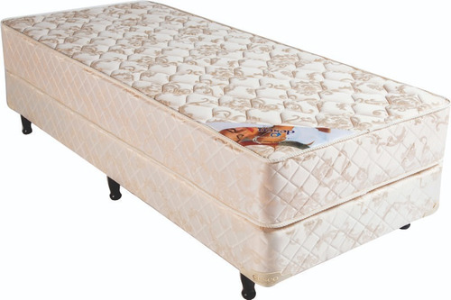Imagen 1 de 6 de Sommier Deseo Sueño Dorado - 1 Plaza 80x190x23 Cuotas