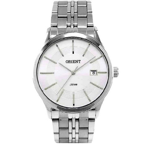 Relógio Orient Masculino Aço Clássico Modelo Mbss1201 S1sx