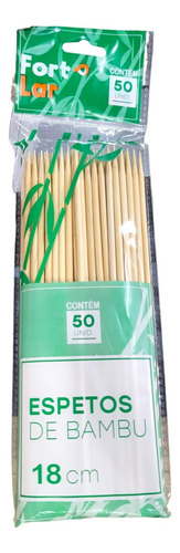 Espetinho Vareta Espeto Palito Bambu Churrasco 18cm 500 Unid