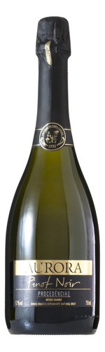 Espumante Brasileiro Branco Brut Aurora Procedências Pinot Noir Serra Gaúcha Garrafa 750mlAurora 750 ml