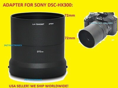Kit Angulação Sony Hx100 Hx200 Tubo + Lente Grande Angular