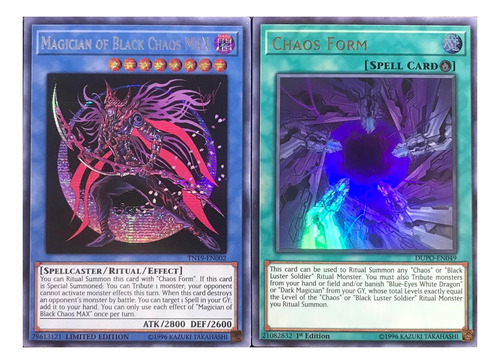 Set Magician Black Chaos Max + Chaos Form Yu-gi-oh! Konami