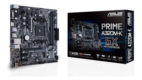 Imagen 2 de 9 de Mother Asus Prime A320m-k Am4