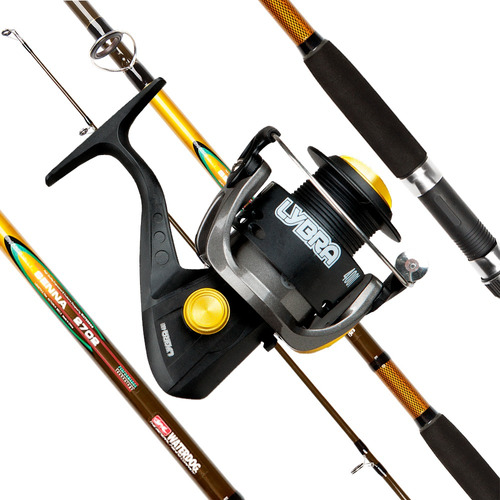 Combo Pesca Variada Waterdog 2.70mts Caña 2 Tramos Reel