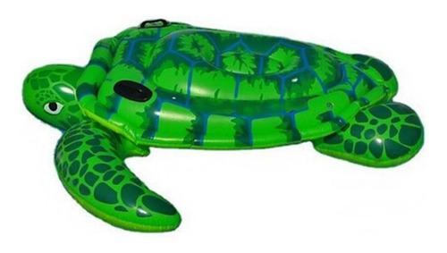 Flotador Inflable De Piscina De Tortuga Con Asa