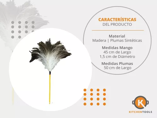 Plumero con Plumas Avestruz 52 cm - Kitchen Tools