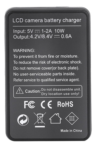 Cámara Seivi E12 De Batería Única, Pantalla De Carga Lcd Usb